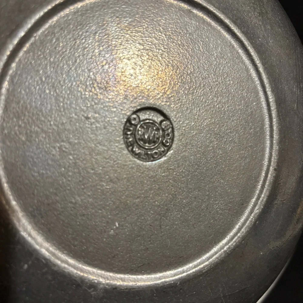 Wilton Armetale Pewter-Tone Decorative Serving Bowl